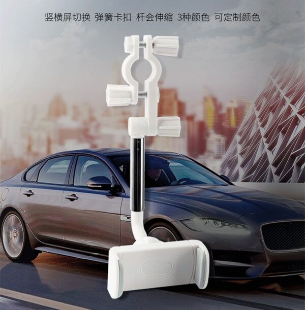 2021 New Car Rearview Mirror Mount Phone Paʻa No iPhone 12 GPS Noho Smartphone Kaʻa Phone 5