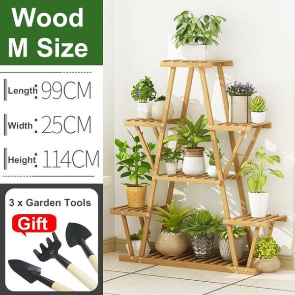 3 Tier Wooden Plant Stand Flower Rack Bonsai Display Shelf Holder Garden Balcony Patio Flower Stands 1.jpg 640x640 1