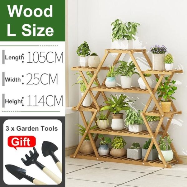 3 Tier Wooden Plant Stand Flower Rack Bonsai Display Shelf Holder Garden Balcony Patio Flower Stands 2.jpg 640x640 2