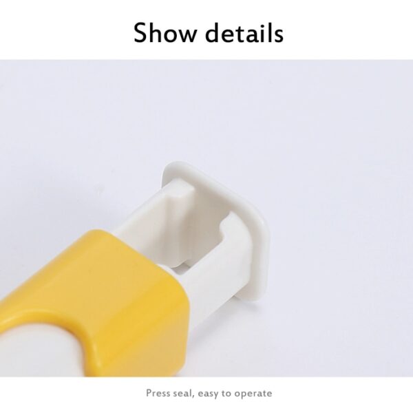 3pcs Elastic Button Bread Bag Sealing Clip Food Preservation Bag Sealing Clip Snack Clip Sealing Clip 4