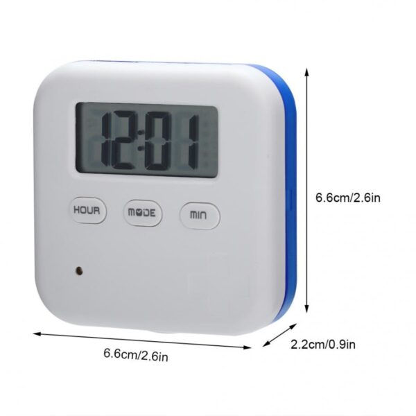 6 Grid Pill Box Digital Medicine Storage Box Smart Electronic Timing Reminder Pillbox Alarm Timer Pills 3