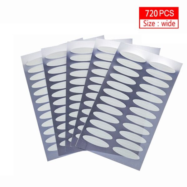 720 1056PC Invisible Double Eyelid Tape Self Adhesive Transparent Eyelid Stickers Slim Wide Waterproof Fiber