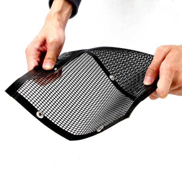 BBQ cepammaiss Tīkla grilēšanas maiss, kas nav lipīgs atkārtoti lietojams, viegli tīrāms āra grila piknika rīks 5