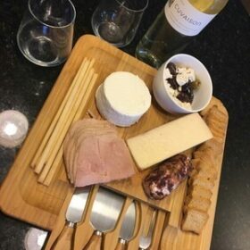 Bamboo Cheese Board Cutlery Set - image 5