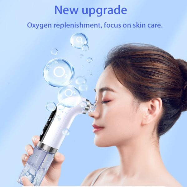 Blackhead Remover Pore Vacuum Cleaner Upgraded Blackhead Vacuum Rechargeable Face Vacuum Comedone Extractor Tool for Blackhead 3