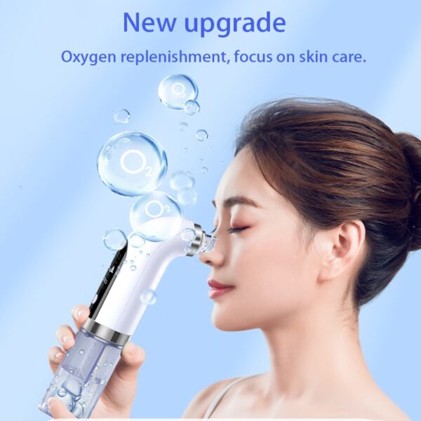 Blackhead Remover Pore Vacuum Cleaner Upgraded Blackhead Vacuum Rechargeable Face Vacuum Comedone Extractor Tool for Blackhead 3