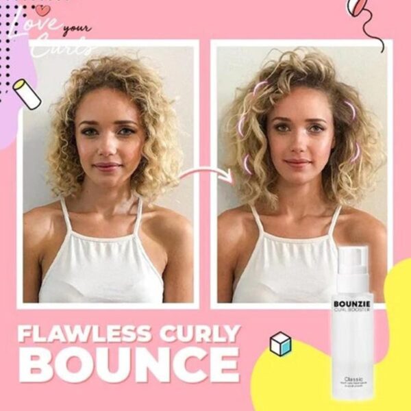 Bounzie Curl Boost Krem përcaktues elastine për flokët kaçurrelë Riparues stilues hidratues esencë kaçurrela Kujdesi për flokët Elastin 2