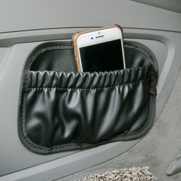 Car styling organizer leather storage box Multi function car debris storage bag dashboard Seat phone Wallet 1 1