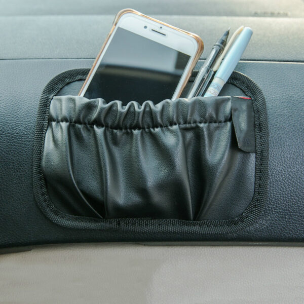 Car styling organizer leather storage box Multi function car debris storage bag dashboard Seat phone Wallet 3 1