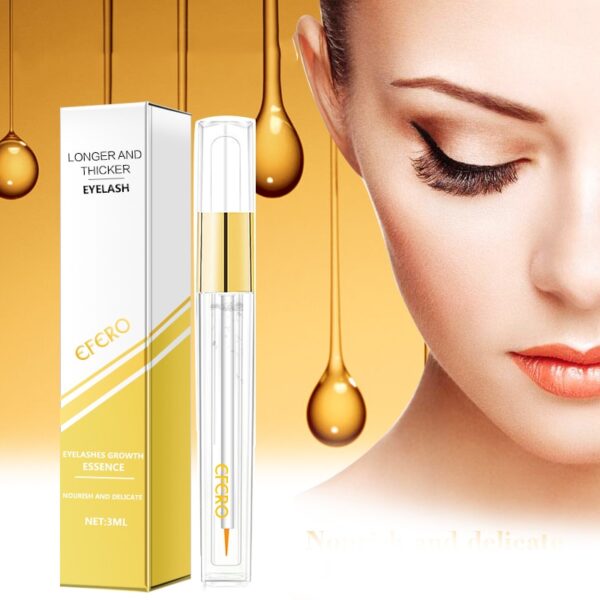 EFERO Eye Serum Eyelash Enhancer Eye Lash Serum Treatment Makeup Eye Lash Extensions Mascara Thicker Longer 2