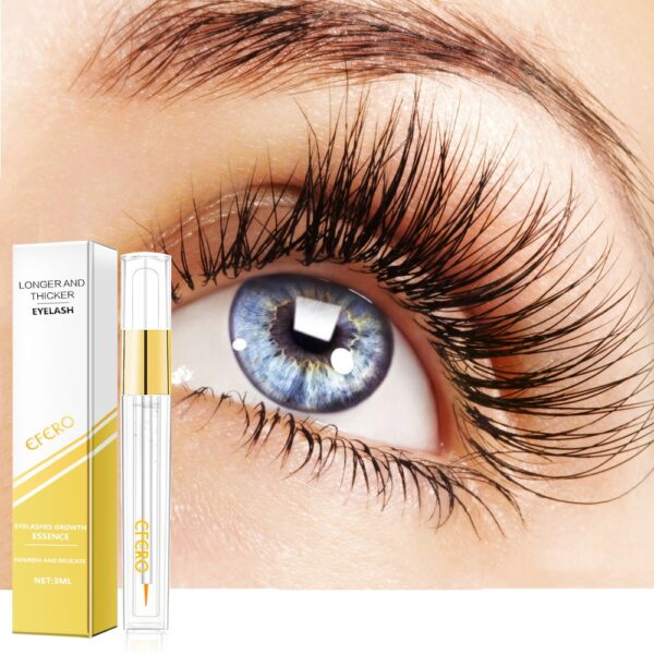 EFERO Eye Serum Eyelash Enhancer Eye Lash Serum Treatment Makeup Eye Lash Extensions Mascara Thicker Longer 5