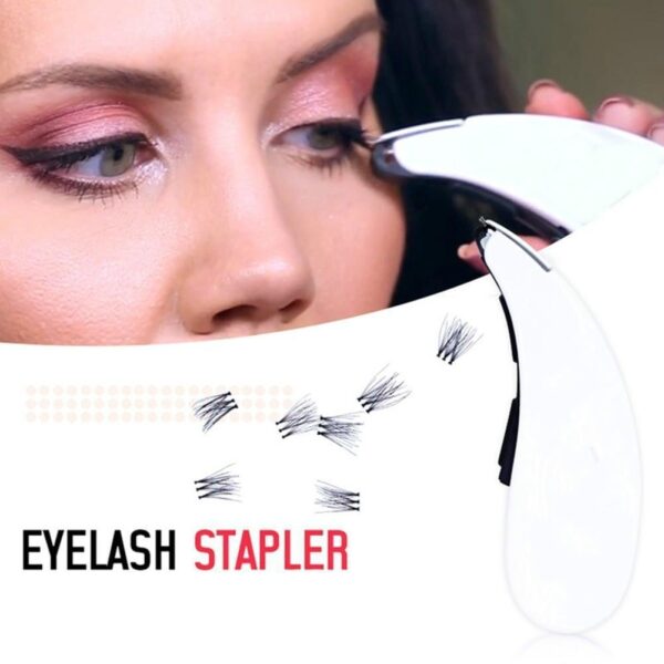 Eyelash Stapler Mini Eyelashes False Contains 45 Lash Buds Natural Curl Eye Lash Extension Tool 45 1
