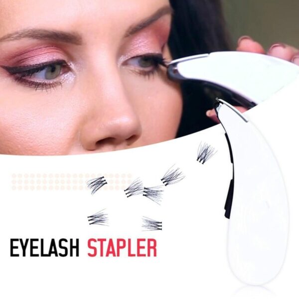 Gashin ido Stapler Mini Ƙarya gashin ido Ya ƙunshi 45 Lash buds Natural Curl Eye Lash Extensions Tool 45 1