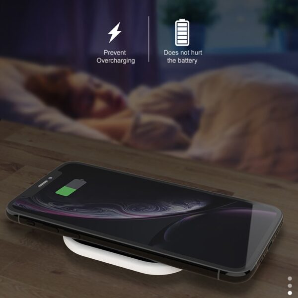 Брз Qi безжичен полнач на маса светилка за iPhone SE2 8Plus X XR XS 11 PRO Max 2