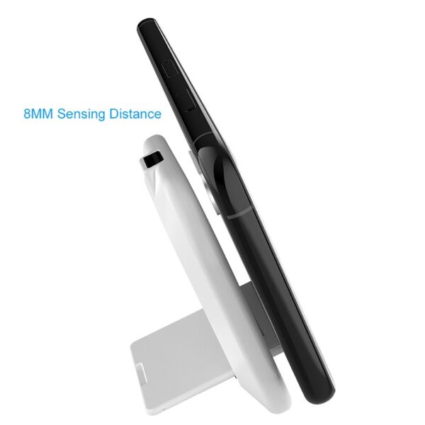 IPhone SE2 8Plus X XR XS 11 PRO मैक्स 5 के लिए फास्ट क्यूई वायरलेस चार्जर टेबल लैंप