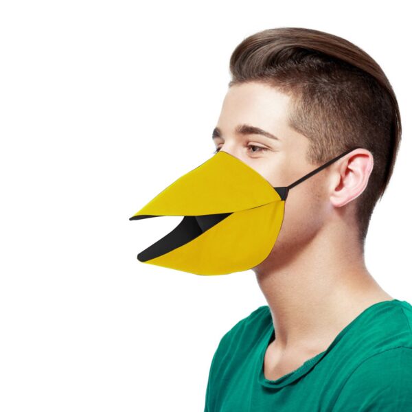 Funny Beak Maskên 3d Ji Bo Rûyê Jinan Men Moda Cute Fabric Protec Mask Foldable Reusable Washed 3