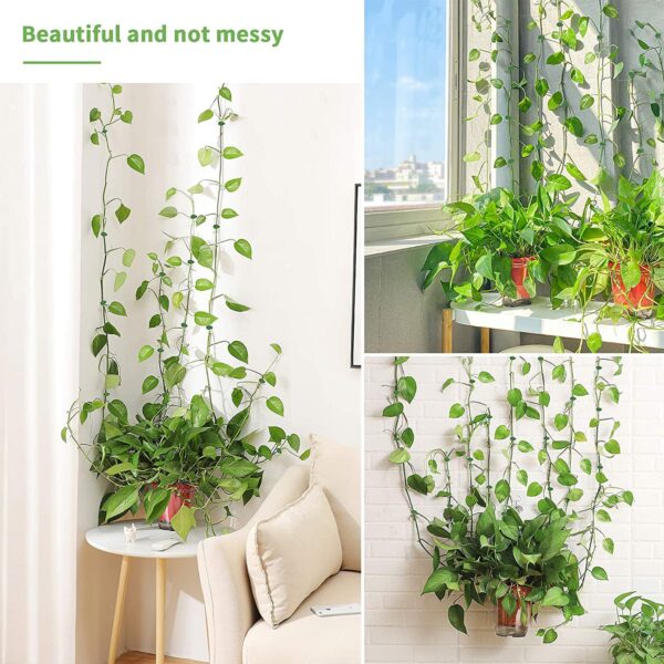 Garden Plant Clip Self adhesive Household Vine Holder Greenhouse Bracket Pole Fixed Clamp Plants Seeding Grafting 5