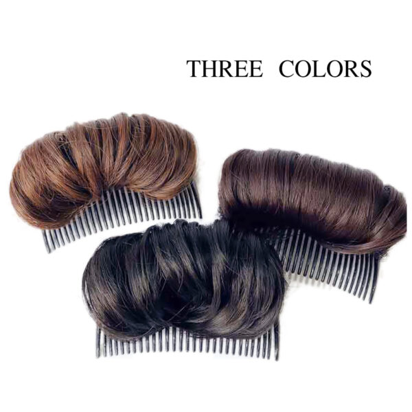 HUAYA Synthetic Hair Invisible Bangs Pad High Straight Hair Up Comb False Hair Accessories Natural Hair 5 1