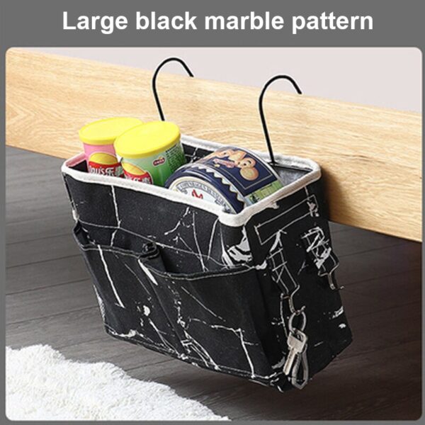 Hanging Organizer Bedside Storage Bag Multi Pocket Holder For Dormitory Bed Bunk Hospital Bed Storage Rails 1