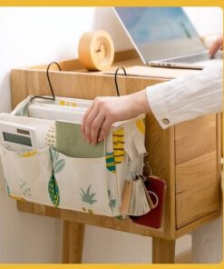 Household Hanging Storage Bag Bedside Sofa Storage Bag Remote Control Paper Towel Clip Magazine Storage Storage 2.jpg 640x640 2