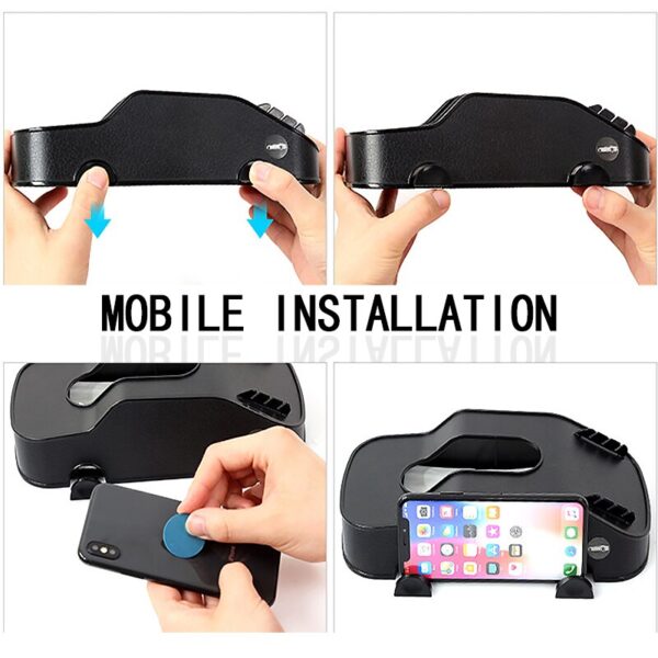 LENTAI 1PC Car Styling Tissue Box Holder Phone Clip Clip Per Ford Focus MK2 2 3 4