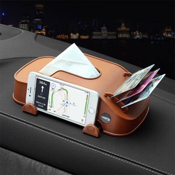 LENTAI 1PC Car Styling Tissue Box Phone Holder Cards Clip For Ford Focus MK2 2