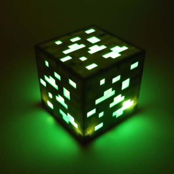 Minecraft Steve fîgur modela çiraya dirûnê Diy Blocks Building Light USB Bişkojka Rechargable Type Lamp Decsktop 2.jpg 640x640 2