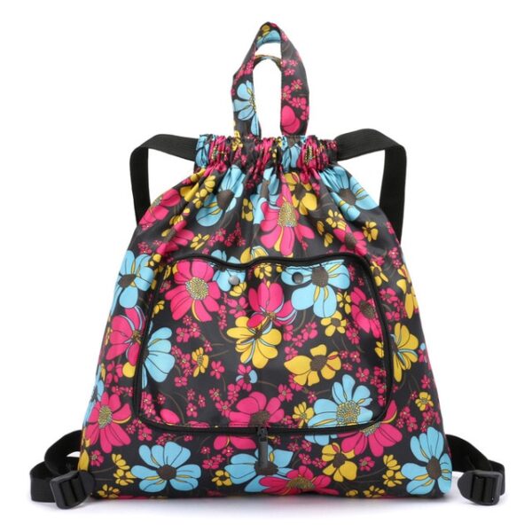 Multifunctional Backpack Women Leisure Printing Backpacks Nylon Waterproof Shoulder Bags Shopping Large Capacity Backpack Travel 2.jpg 640x640 2