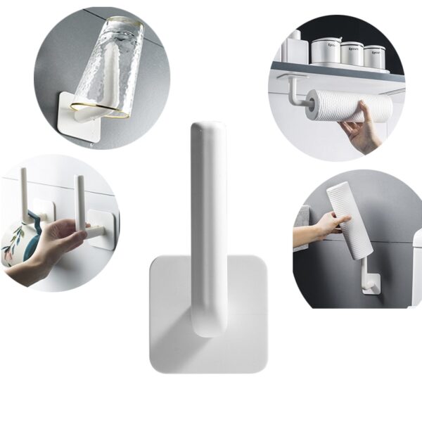 Multifunctional Stick hook Wall Hooks Waterproof Oilproof Self Adhesive Hooks Seamless Hanging Hook For Kitchen Bathroom