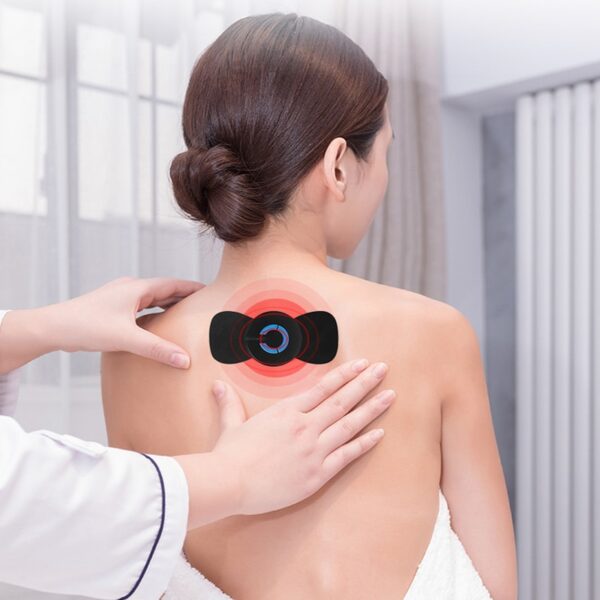 New Portable Mini Electric Neck Cervical Massager Stimulator Back Thigh Massager Pain Relief Massage Patch Intelligent 5