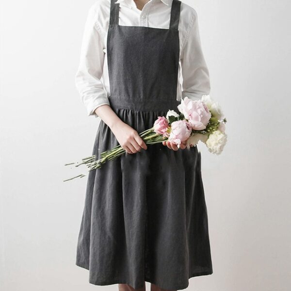 Nordic Women Lady Skirt Style Collect Waist Cute Dress Restaurant Coffee Shop Home Kitchen For Cooking 1.jpg 640x640 1