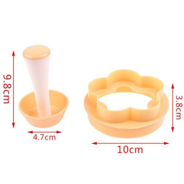 Pastry Dough Tamper Kit Kitchen Flower Round Cookie Cutter Set Cupcake Muffin Tart Shells Mold 2