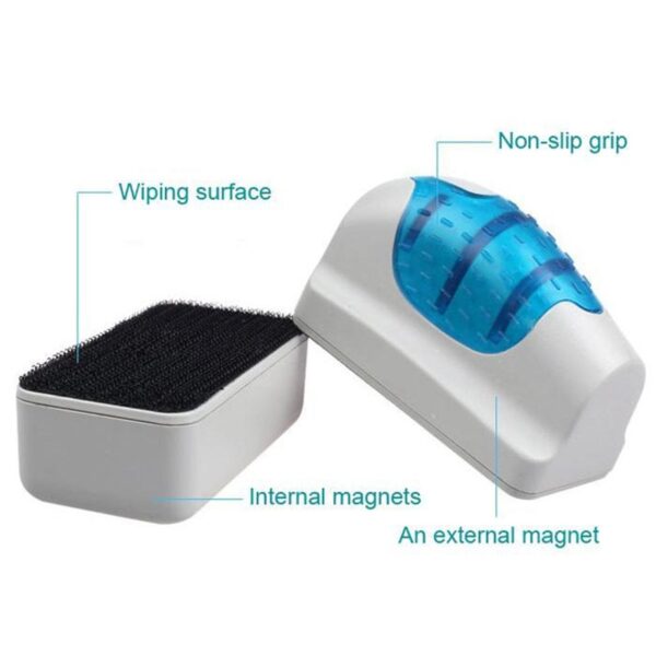 Practical Floating Magnetic Brush Aquarium Tankin Kifi Gilashin Algae Scraper Cleaner Aquarium Window Cleaning Magnets Brush 5