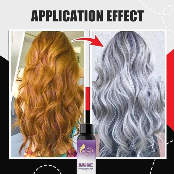 Professional Revitalize Effective Purple Shampoo Removes Brassy Away Hair Shampoo Yellow 100ml Blonde Purple 30ml P0Y3 4