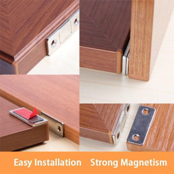 Punch free 3 6pcs Strong Door Closer Magnetic Door Catch Latch Door Magnet for Furniture Cabinet 1