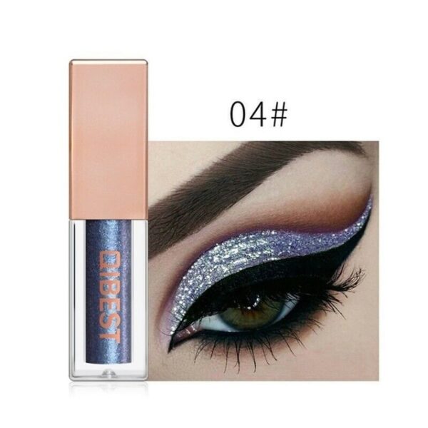 QiBest 15 Colors Glitter Liquid Eyeshadow Waterproof Lasting Shimmer Metallic Easy To Makeup Professional Eye Shimmer 10.jpg 640x640 10