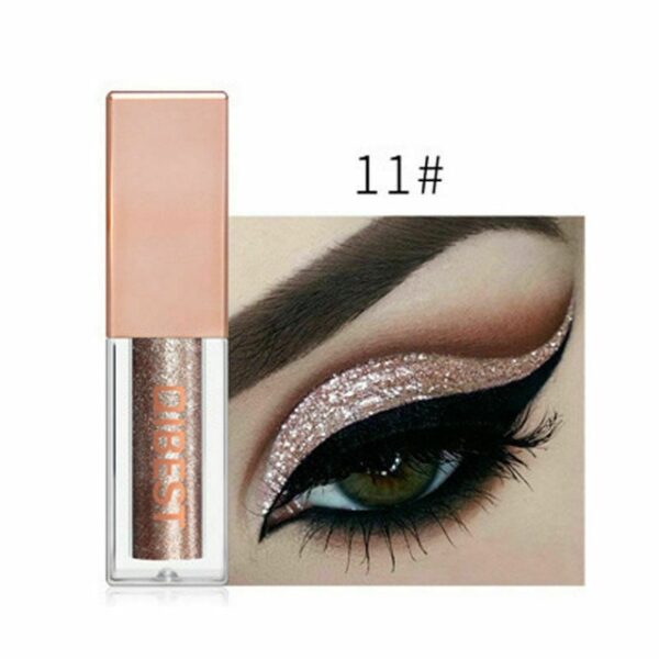 QiBest 15 Colors Glitter Liquid Eyeshadow Waterproof Lasting Shimmer Metallic Easy To Makeup Professional Eye Shimmer 4.jpg 640x640 4