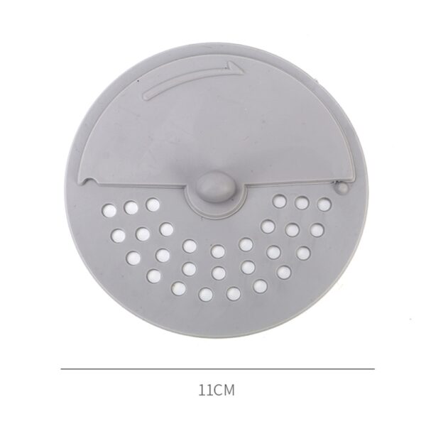 Draaibare Silicone Sink Drain Filter Bad Bad Catcher Stopper Trapper Drain Hole Filter Zeef foar Badkeamer 4