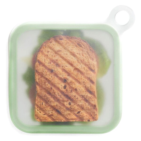 Sandwich Toast Snack Box Office Worker Lunch Box Reusable Silicone Snack Container For Parent child School 4