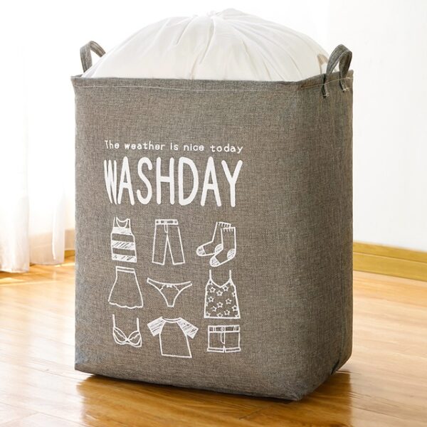 Super Large Laundry Basket 75LFoldable Storage Laundry Hamper With Drawstring Cover Water Proof Linen Toy Clothes 3.jpg 640x640 3