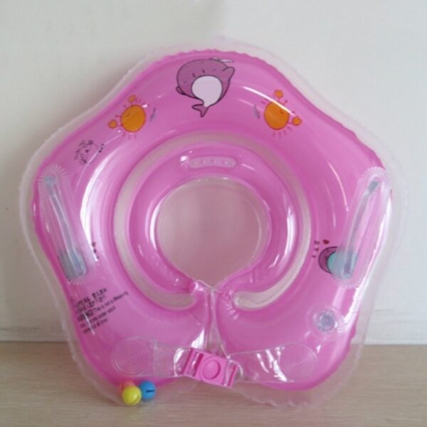 Swimming Baby Accessories Neck Ring Tube Safety Infant Float Circle for Bathing Inflatable Flamingo Inflatable