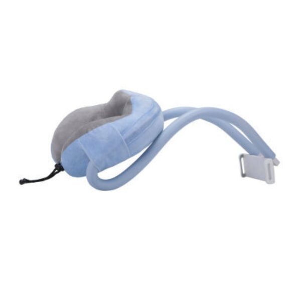 ខ្នើយករាងអក្សរ U ជាមួយឧបករណ៍ដាក់ទូរសព្ទដៃ ថេបប្លេត Gooseneck Memory Foam Nap Pillow with Flexible Phone 5