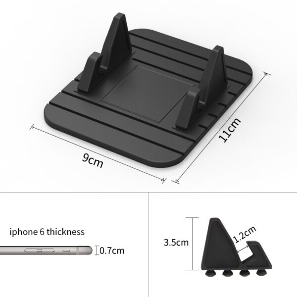 Universal Car Phone Dashboard Mount Non slip Rubber Mat Holder Pad Phone Stand Bracket For Huawei 5