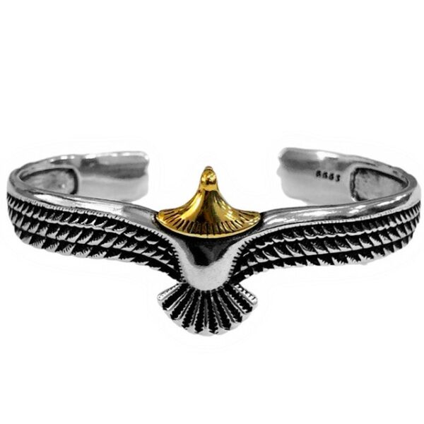 Vintage Eagle Bracelet Cuff Open Adjustable Bangle Creative Wildlife Jewelry Gift for Boyfriend Valentine Bangles Bracelets 2.jpg 640x640 2