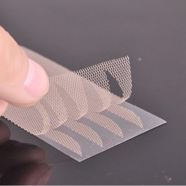 YOKPN 120 Pcs Lace Double Eyelid Paste Stickers Mesh Invisible Double Eyelid Stripe Tape Professional Eye 2