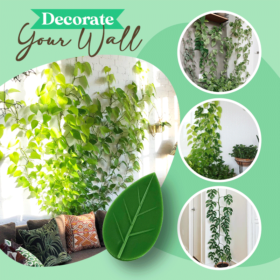 Plant Climbing Wall Fixture Clips Leaves - image 3