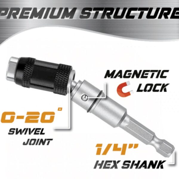 1 4 Magnetic Screw Drill Tip Drill Screw Chida Chachangu Kusintha Locking Bit Holder Drive Guide 1