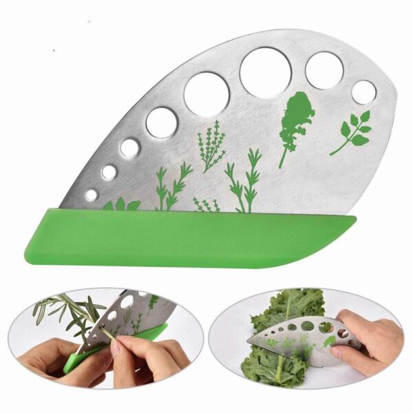 1 pz Verdura Rosmarino Timo Cavolo Foglia Stripper Acciaio inossidabile Herb Stripper Looseleaf Rosmarino Gadget da cucina 2