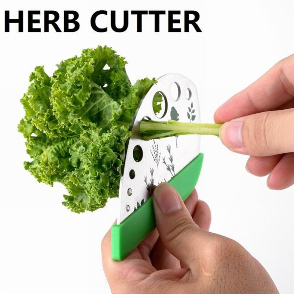 1 pc Vegetables Rosemary Thyme Cabbage Leaf Stripper Stainless Steel Herb Stripper Looseleaf Rosemary Kitchen Gadgets 3