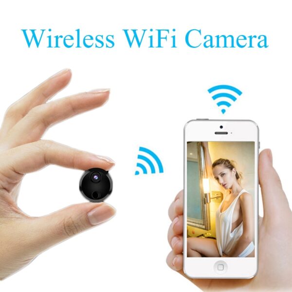 Mini telecamera WiFi wireless 1080P Telecamera di sicurezza domestica Sorveglianza Visione notturna IR Rilevazione movimento Bambino remoto 1